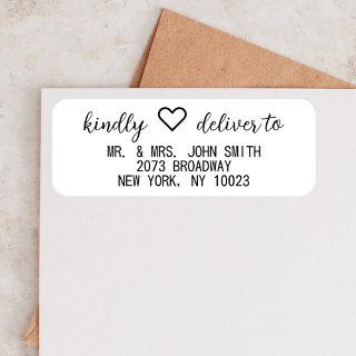 Future Mr Mrs Modern Wedding Party Favor Custom Label