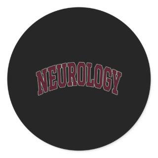 Future Neurologist Neurology Neurosurgeon Neurosur Classic Round Sticker
