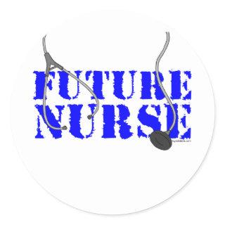 Future Nurse Classic Round Sticker