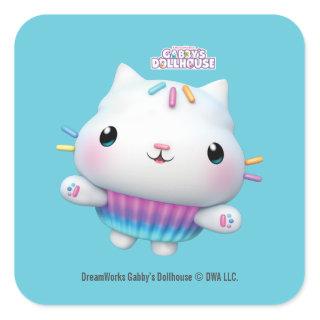 Gabby's Dollhouse | Cakey Cat Square Sticker
