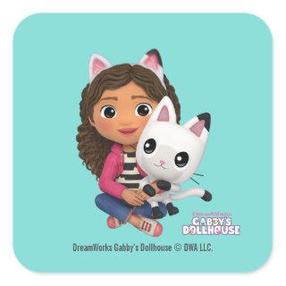 Gaby's Dollhouse | Gabby & Pandy Square Sticker