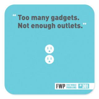 Gadgets Square Sticker