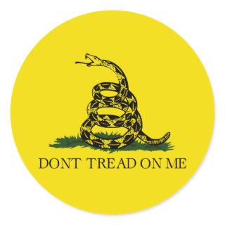 Gadsden Flag Classic Round Sticker