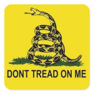 Gadsden Flag Square Sticker