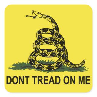 Gadsden Flag Square Sticker