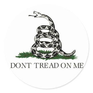Gadsen Flag, Don't Tread On Me, Round Sticker