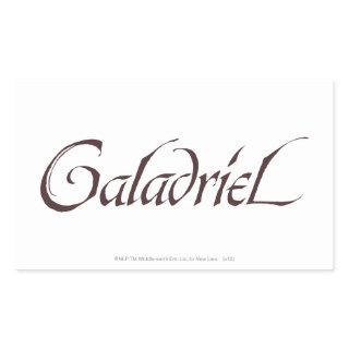 Galadriel Name Solid Rectangular Sticker