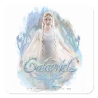 Galadriel With Name Square Sticker