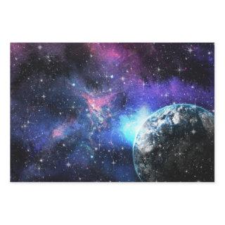Galaxy, Universe, Stars, Outer Space Gift Pattern  Sheets