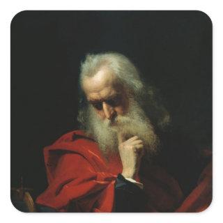 Galileo Galilei  1858 Square Sticker
