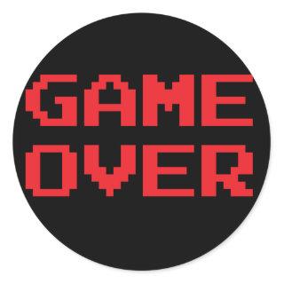 Game Over Stickers