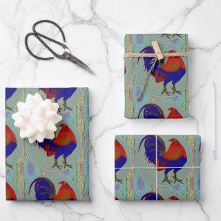 Gamecock:  Impressionist Rooster  Sheets