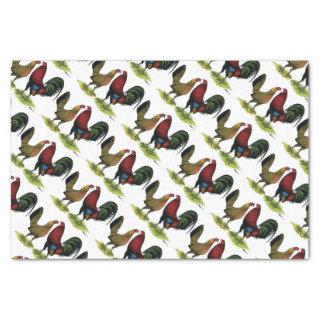 Gamefowl Pair Tissue Paper