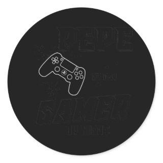 Gamer Pepe Pepe By Day Gamer By Night Gaming Classic Round Sticker