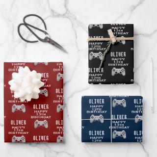 Gamer Video Game Controller Birthday Party  Sheets