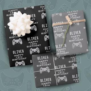Gamer Video Game Controller Birthday Party  Sheets