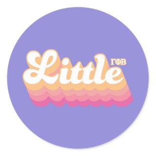 Gamma Phi Beta | Little Classic Round Sticker