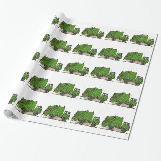Garbage Truck Green