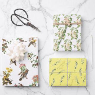 Garden Bouquets and Birds   Sheets