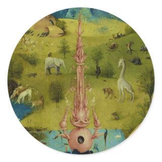 Garden of Eden - Hieronymus Bosch Classic Round Sticker