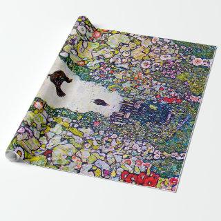 Garden Path with Chickens, Gustav Klimt