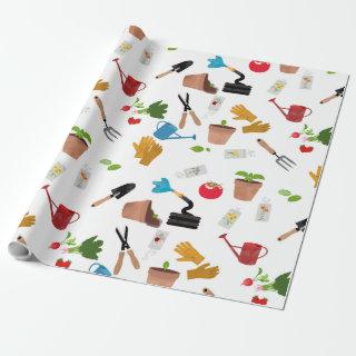 Gardening Tools Plants Gardener Nursery Pattern