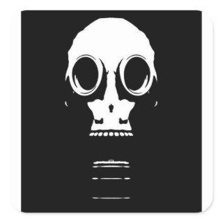 Gas Mask Stencil Sticker