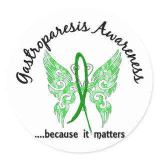 Gastroparesis Butterfly 6.1 Classic Round Sticker