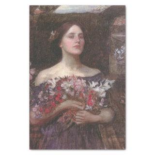 Gather Ye Rosebuds or Ophelia (study) - circa 1908 Tissue Paper