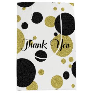 Gatsby Gold Sparkle & Shimmer Polka-Dot Party Bag