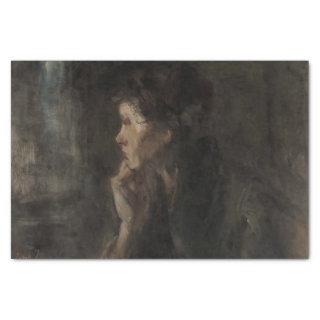Gazing Lady  Tissue Paper