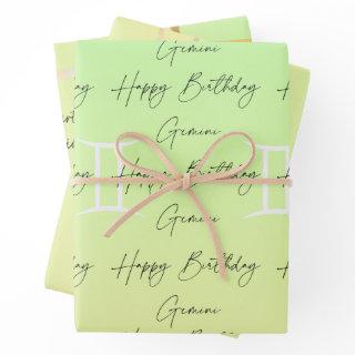 Gemini Colorstrolgy Birthday  Sheets