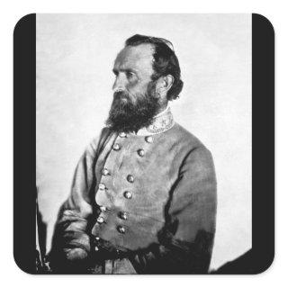 Gen. "Stonewall" Jackson,_War Image Square Sticker