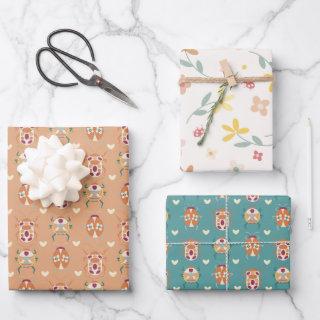 Gender Neutral Cute Love Bugs   Sheets