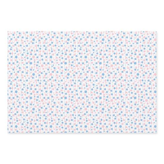 Gender reveal  polka dots  sheets