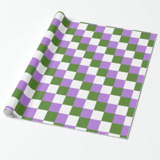 Genderqueer colors checkered patter