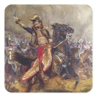 General Antoine-Charles-Louis Lasalle  1912 Square Sticker