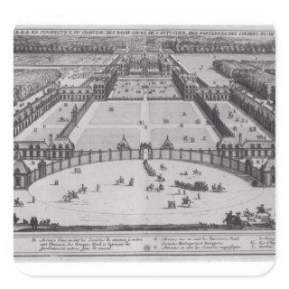 General Perspective View of the Chateau Square Sticker