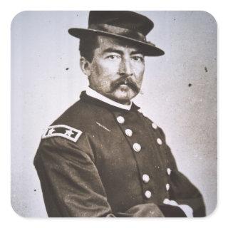 General Philip H. Sheridan (1831-88) (b/w photo) Square Sticker