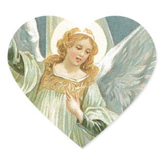 Generous -  Guardian Angel of Generosity Heart Sticker