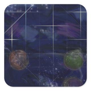 Genesis Day 4: Stars 2014 Square Sticker