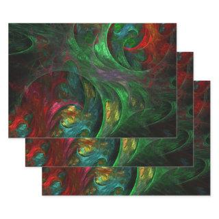 Genesis Green Abstract Art  Sheets