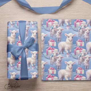 Gentle Pastel Lambs and Gifts Sm