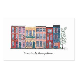 Genuinely Georgetown Rectangular Sticker