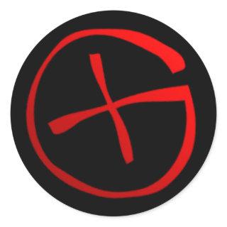 Geocaching Symbol Classic Round Sticker