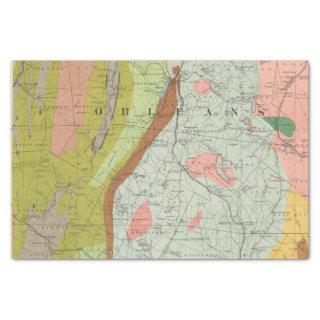 Geological Map of New Hampshire 3 Tissue Paper