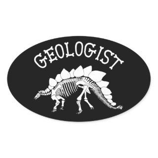 Geologist Sticker (Stegosaurus)