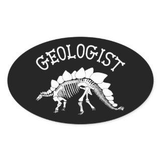 Geologist Sticker (Stegosaurus)