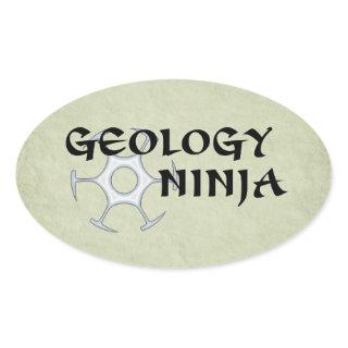 Geology Ninja - Science Humor Sticker