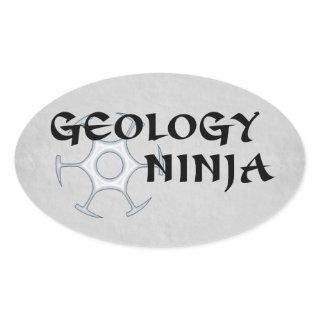 Geology Ninja Sticker